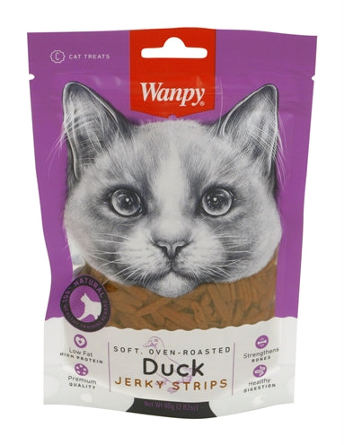 Wanpy weiche ofengebratene Enten-Jerky-Streifen