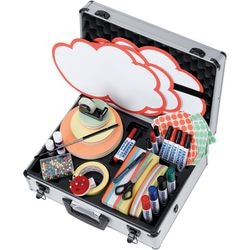 Franken presentatiekoffer profi - aluminium zwart - incl. presentatieset