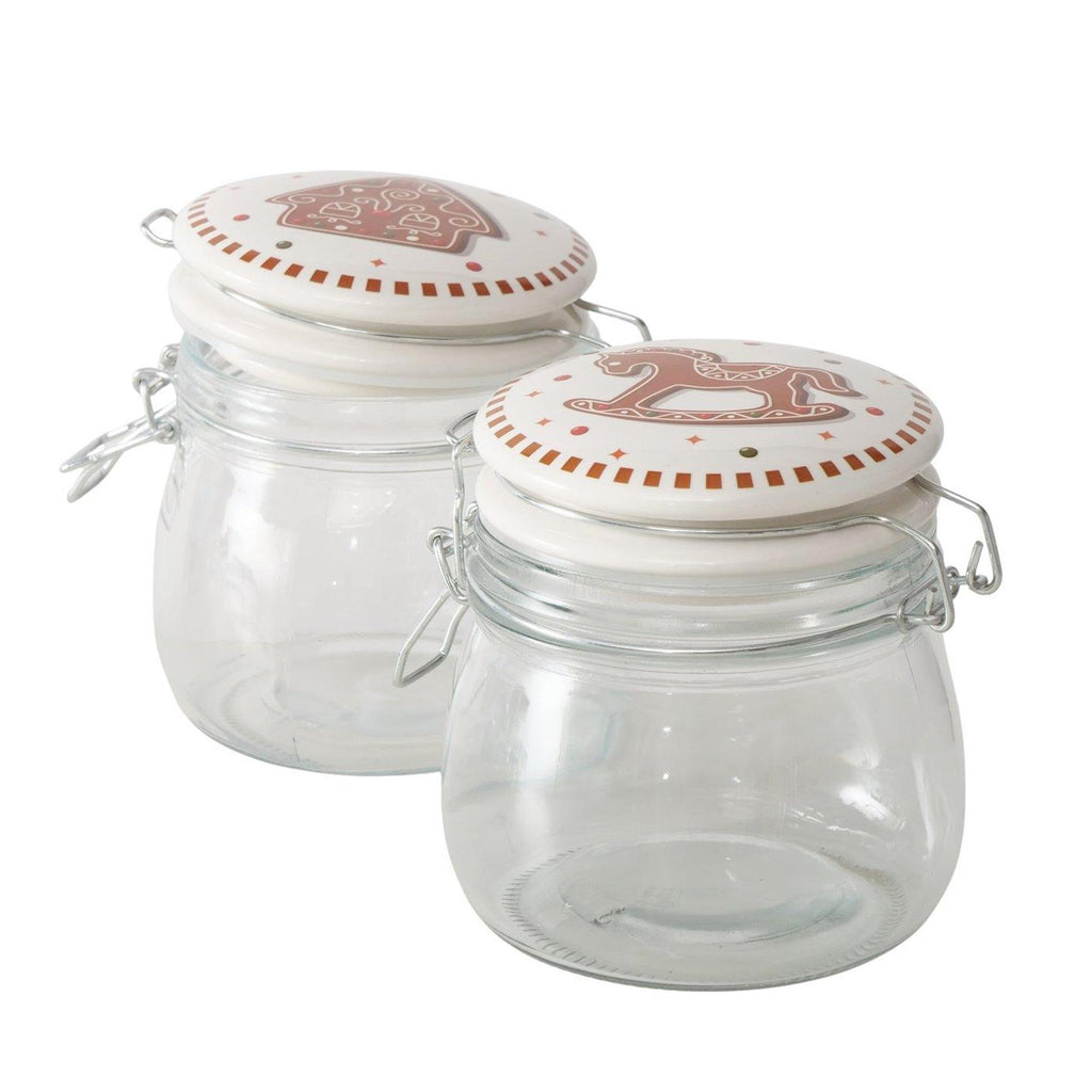 Boltze home voorraadpot peperkoek 450ml ø11xh11,5cm