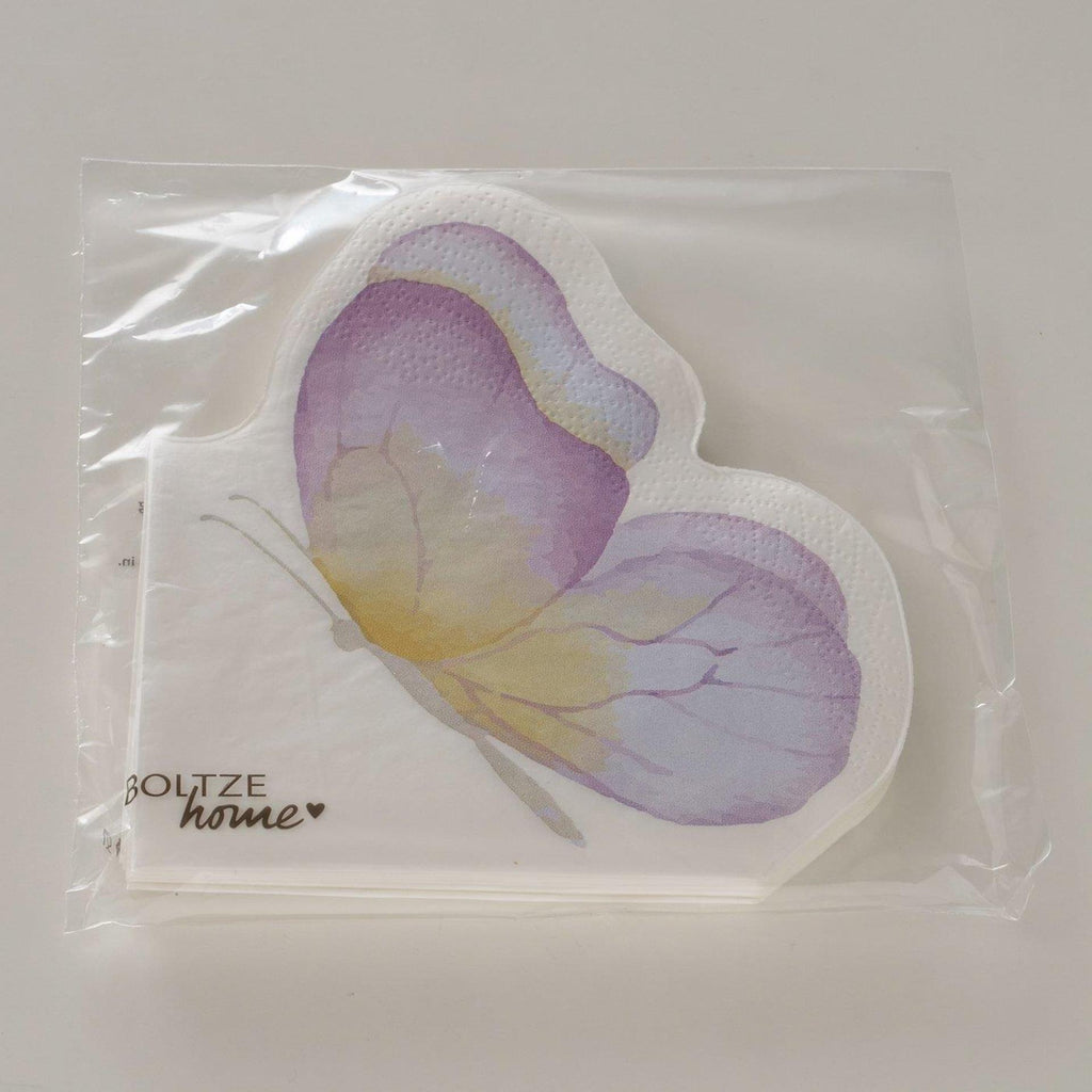 Boltze home servetten fantasy vlinder 16x15x1cm