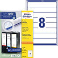 Rugetiketten avery l6060-100 smal 192x34 mm wit 800 etiketten