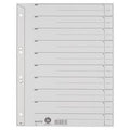 Tabbladen leitz grijs kraft karton a4 100 stuks