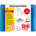 Eberhard Faber ef-524110 Badkreide, 10 Stück, Aufbewahrungsbox inkl. 5 Kartuschen