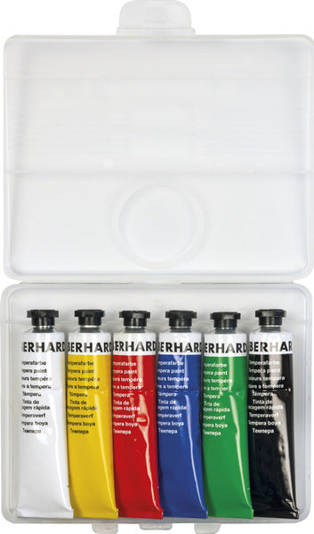 Eberhard Faber ef-575505 Gouache, 6 Farben, Tube 18 ml