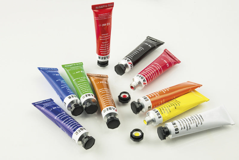 Eberhard Faber ef-575505 Gouache, 6 Farben, Tube 18 ml