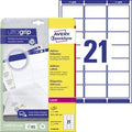 Adresetiketten avery-zweckform quickpeel™ papier
