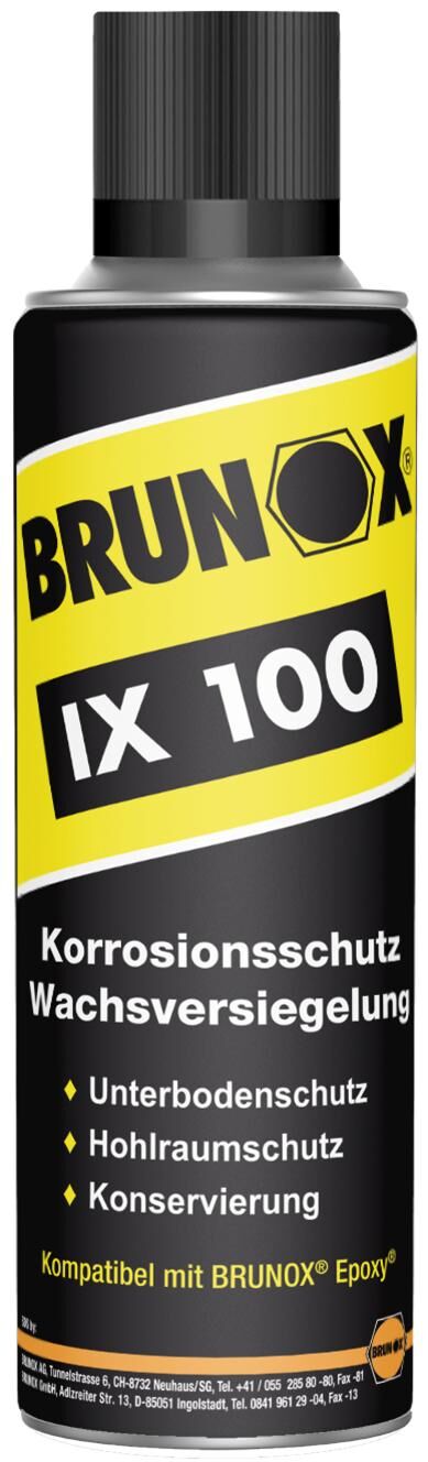 Brunox korrosionsschutz ix 100 wax sealant 500 ml ix100