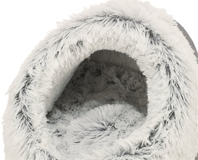 Trixie Katzenkorb Iglu Harvey grau weiß-schwarz