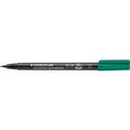 Permanente ohp marker staedtler lumocolor groen 10 stuks