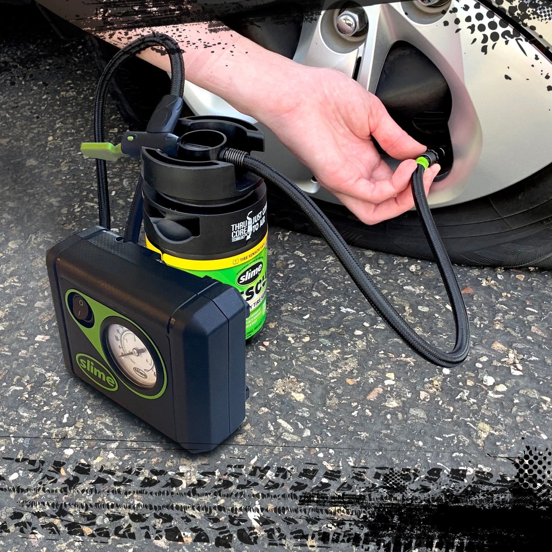 Slime Smart Repair Plus Notfall-Reifenreparaturset