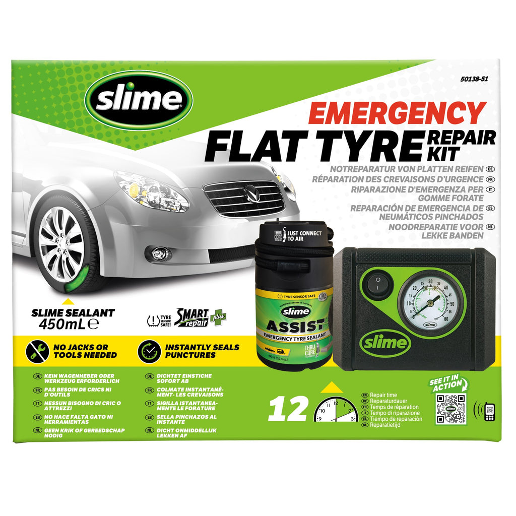 Slime Smart Repair Plus Notfall-Reifenreparaturset