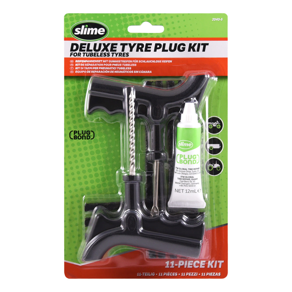 Slime deluxe bandenreparatieset voor off-highway banden
