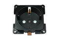 C-line wandcontactdoos camper en caravan 230 volt zwart - verpakt