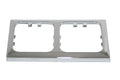 Opal afdekraam 2 voudig chroom