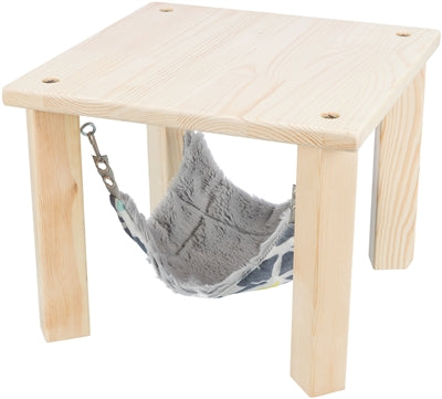 Trixie schuilplaats met hangmat sunny assorti grijs