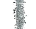 Decoris lametta guirlande ster l270cm zilver