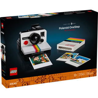 Lego ideas polaroid onestep sx-70 camera vintage bouwpakket voor volwassenen 21345