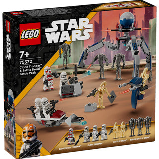 Lego star wars 75372 clone trooper en battle droid battle pack