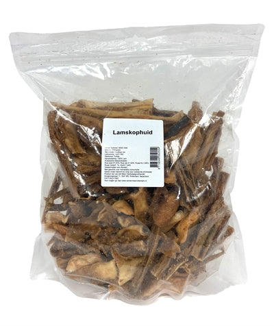 Haustiersnack: Lammkopfhaut