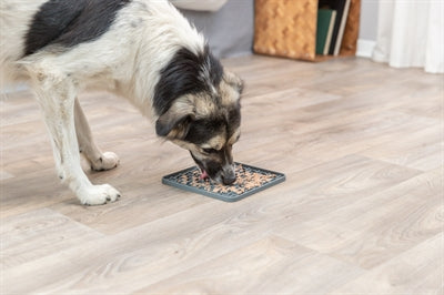 Trixie lick'n'snack mat siliconen lichtgrijs