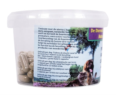 Himbeerblattkapseln aus der Tierapotheke