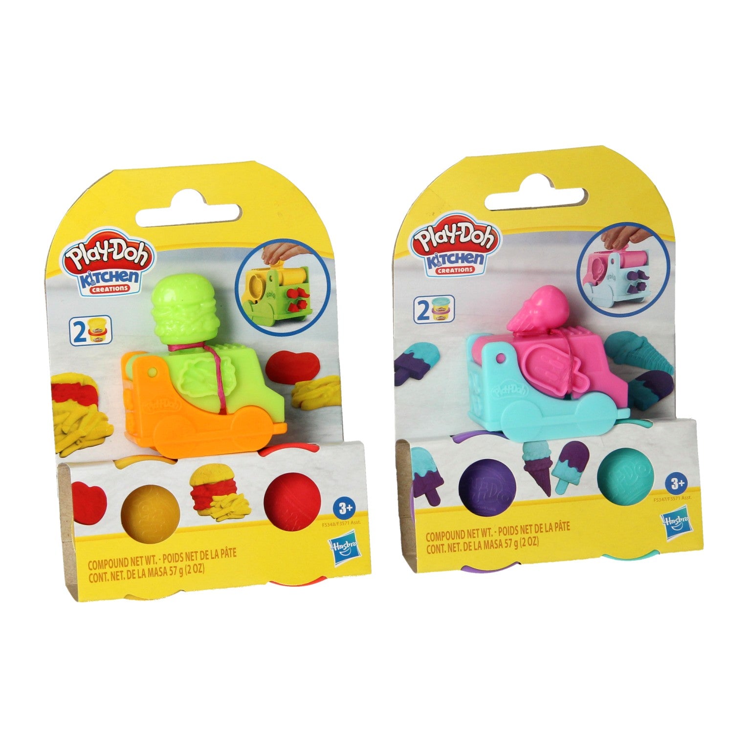 Hasbro play-doh mini food truck playset assorti | 12 stuks