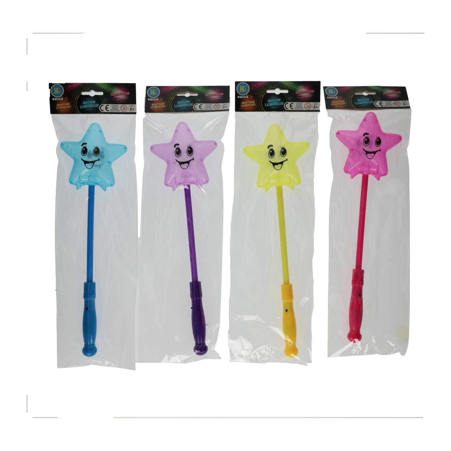 Leuchtstab in Sternenfarbe, 38 cm