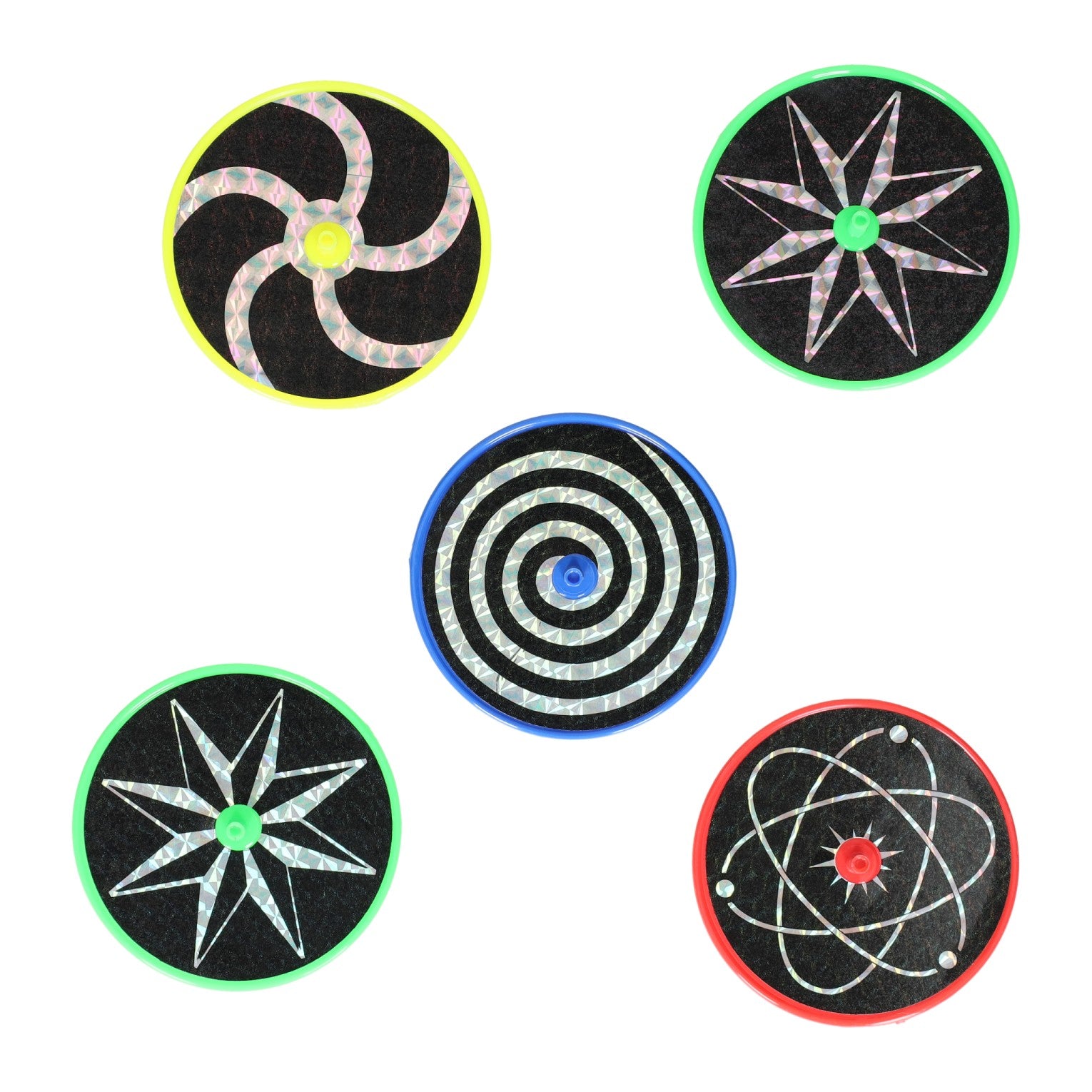 Holographisches Kreisel, 5er-Set