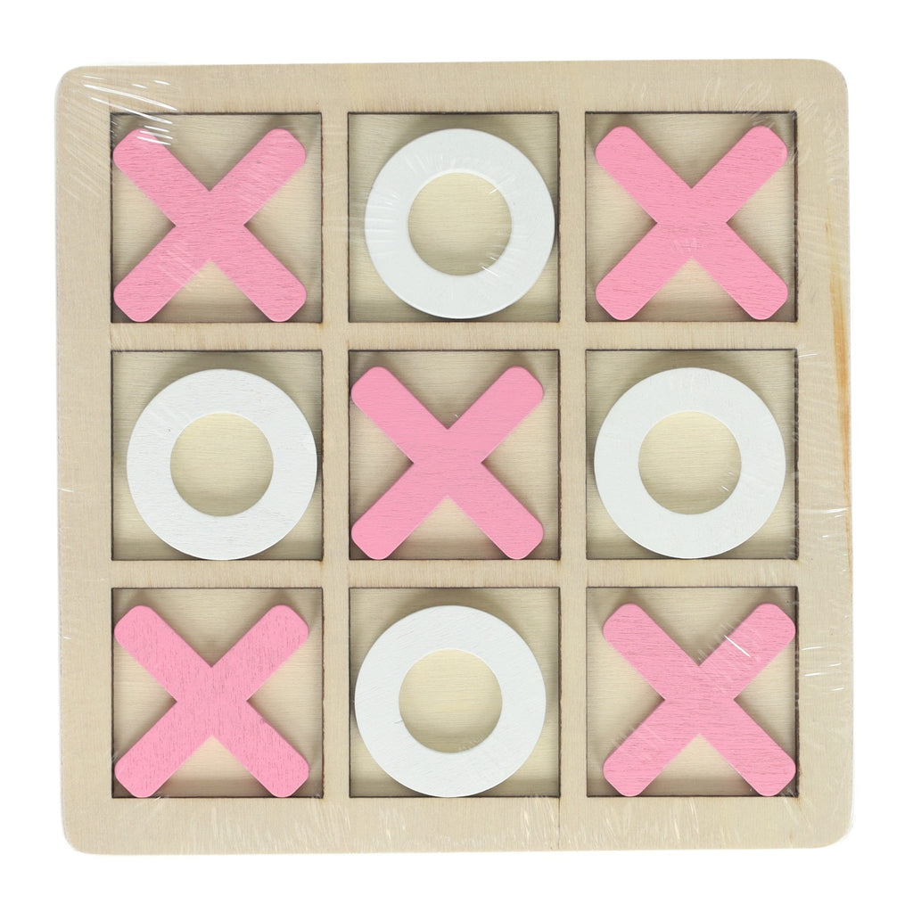 Houten boter, kaas en eieren spel - 14x14cm