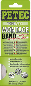 Petec montageband mounting tape 2mx19mm tra