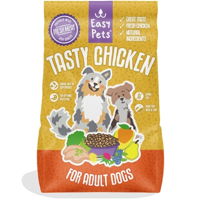Easypets schmackhaftes getreidefreies Hühnerfutter für ausgewachsene Tiere