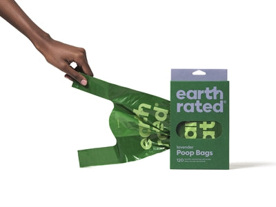 Earth Rated Kotbeutel mit Griffen, Lavendel, recycelt