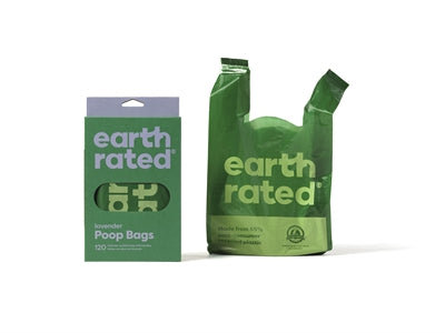 Earth Rated Kotbeutel mit Griffen, Lavendel, recycelt