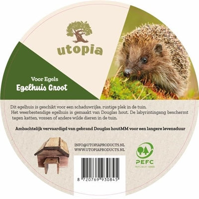 Utopia-Igelhaus abgebrannt Douglas Wood