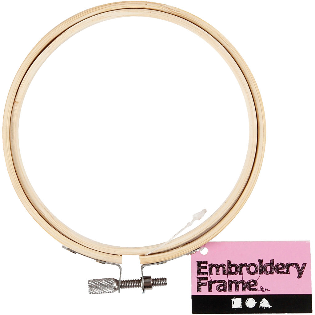 Creativ company borduurframe hout, ø 10cm