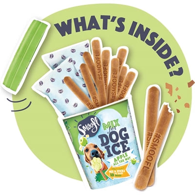 Smoofl Eiscrememischung für Hunde Apfel