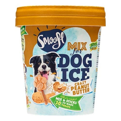 Smoofl Eiscrememischung für Hunde Erdnussbutter