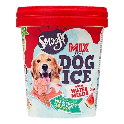 Smoofl Eiscrememischung für Hunde Wassermelone