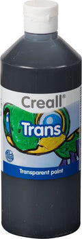 Creall raamverf trans zwart 500ml | 1 fles