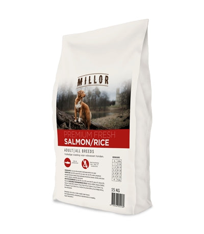 Millor Premium extrudierter frischer Lachsreis für Erwachsene