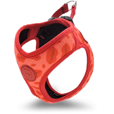 Morso Hundegeschirr aus recyceltem Mesh-Gewebe, Lippenstiftrosa