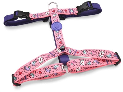 Morso Hundegeschirr H-Geschirr recycelt Sweet Tweet Pink