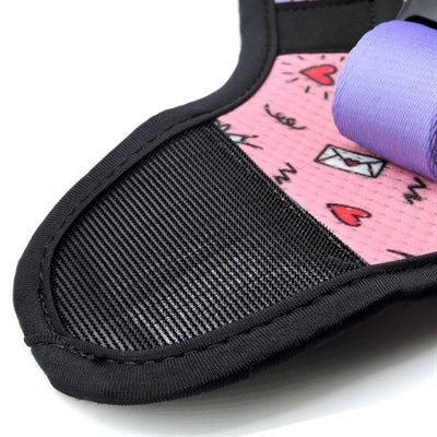 Morso Hundegeschirr aus recyceltem Mesh-Gewebe, süß, pink