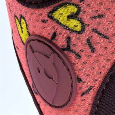Morso Hundegeschirr aus recyceltem Mesh-Gewebe, pinkfarben, denken Sie an Pink