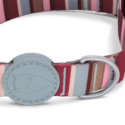 Morso recyceltes Skyline rot-rosa Hundehalsband