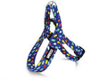 Morso mini hondentuig verstelbaar gerecycled color invaders paars
