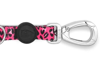 Morso Hundeleine verstellbar recycelt Bubble Leo Pink