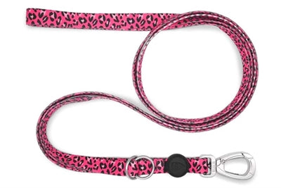 Morso Hundeleine verstellbar recycelt Bubble Leo Pink