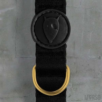 Morso Halsband für Hunde, recyceltes Gold, Kaviar-Gold