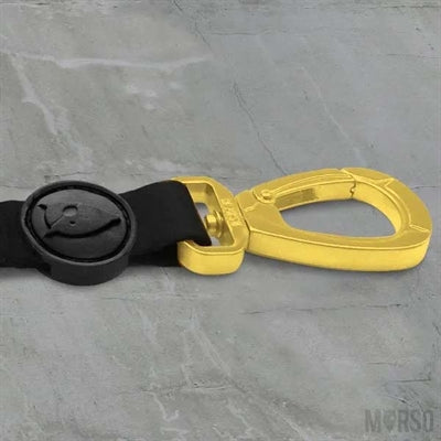 Morso Hundeleine verstellbar recyceltes Gold Kaviar Gold